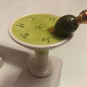 Original NF martini  glass Nora Fleming